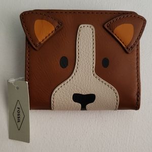 FOSSIL dog wallet bifold
